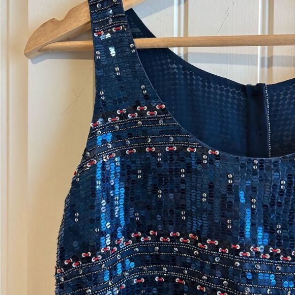 !!SOLD!! Giorgio Armani Silk Beaded and Sequin Blouse Designer brand - Picture 4 of 11